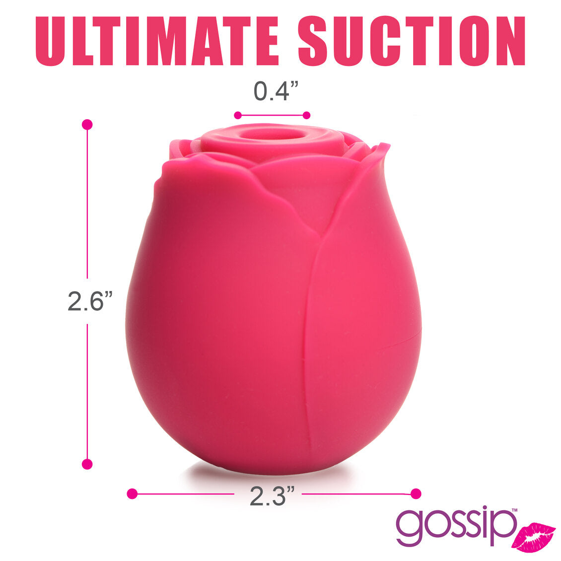 Curve Toys | Gossip Cum Into Bloom Clitoral Vibrator - Rose Lust