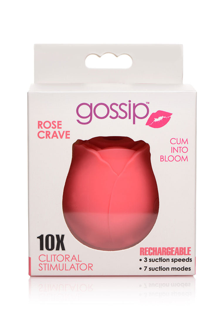 Curve Toys | Gossip Cum Into Bloom Clitoral Vibrator - Rose Crave