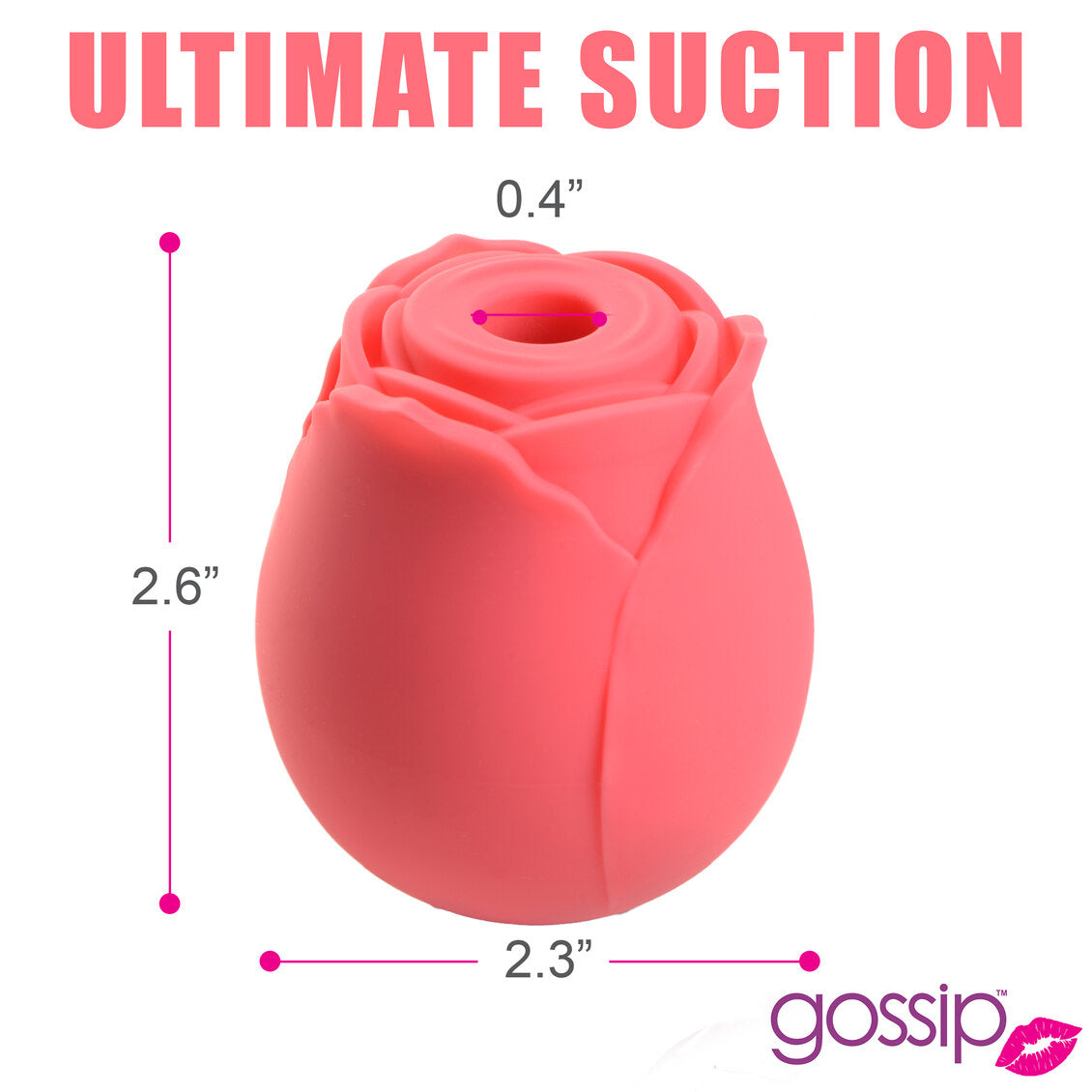 Curve Toys | Gossip Cum Into Bloom Clitoral Vibrator - Rose Crave