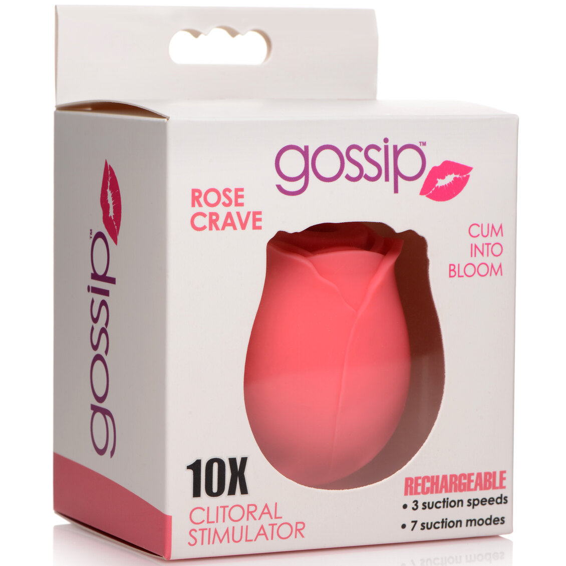 Curve Toys | Gossip Cum Into Bloom Clitoral Vibrator - Rose Crave