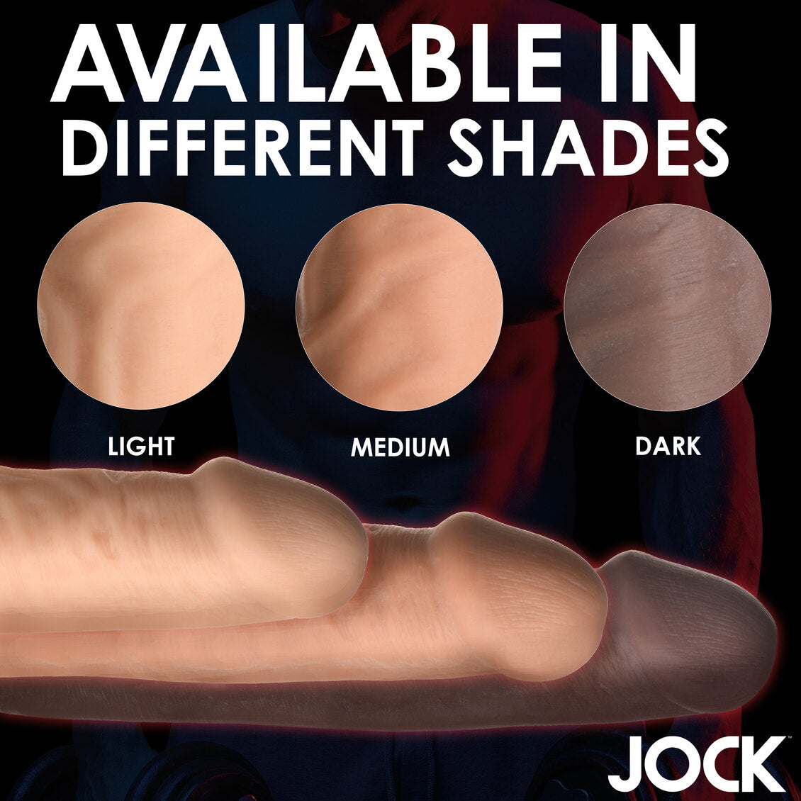 Curve Toys | JOCK Extra Long 1.5" Penis Extension Sleeve - Dark