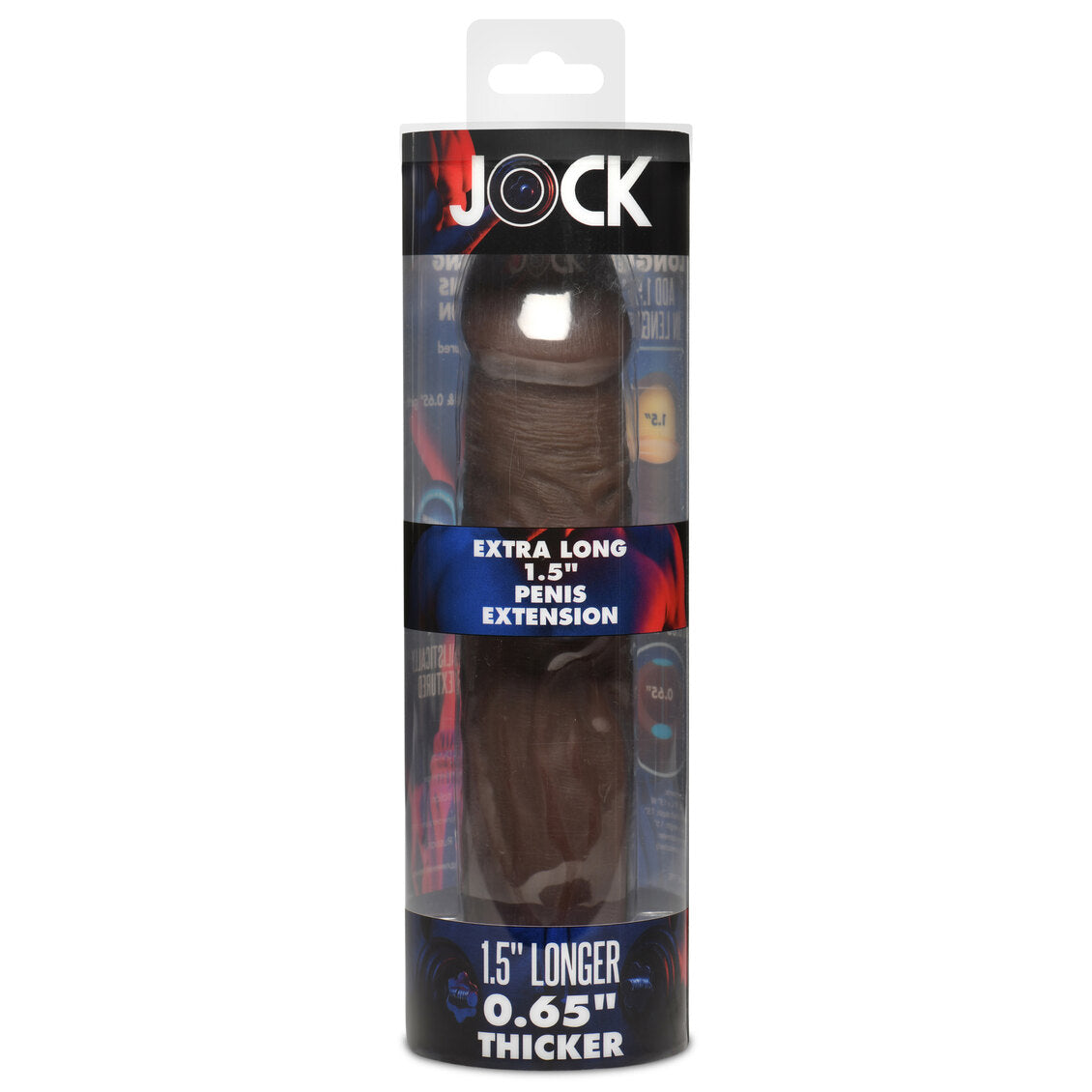 Curve Toys | JOCK Extra Long 1.5" Penis Extension Sleeve - Dark