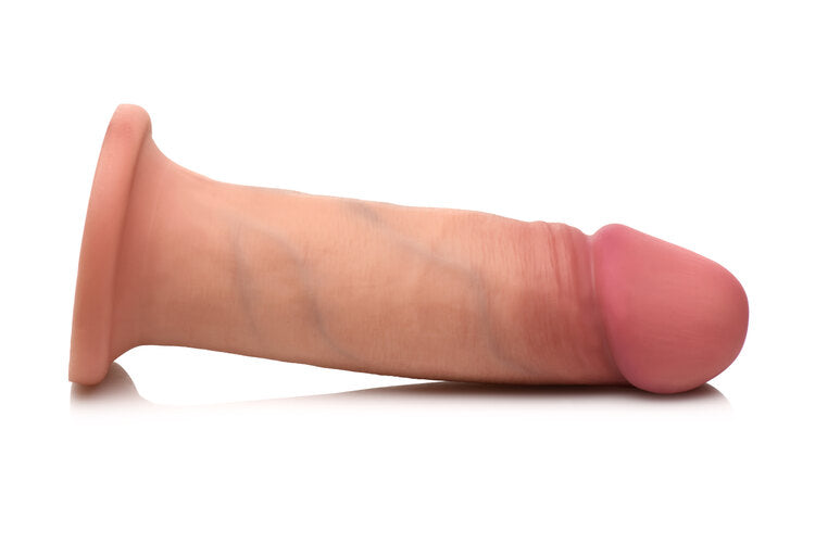 Curve Toys | Jock 6" Dual Density Silicone Dildo Dong - Light