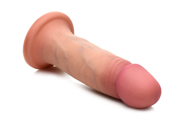 Curve Toys | Jock 6" Dual Density Silicone Dildo Dong - Light