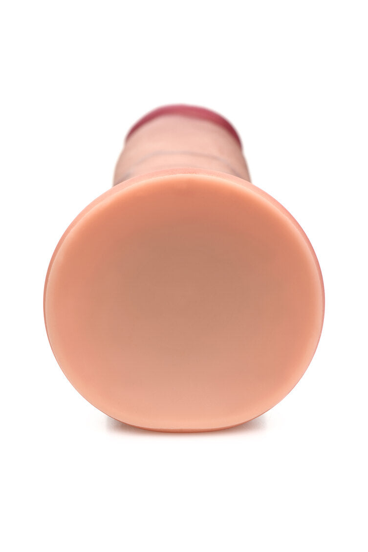 Curve Toys | Jock 8" Dual Density Silicone Dildo Dong - Light