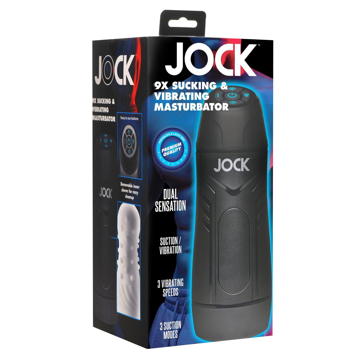 Curve Toys | Jock 9X Sucking & Vibrating Masturbator