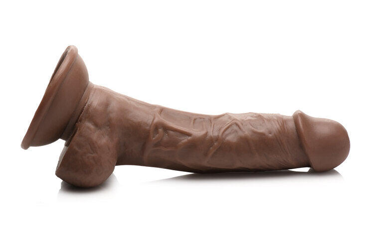 Curve Toys | Fantasy Jock Weightlifting Wesley 7" Dildo with Balls - Dark
