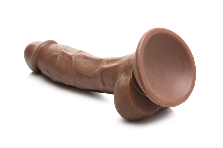 Curve Toys | Fantasy Jock Weightlifting Wesley 7" Dildo with Balls - Dark