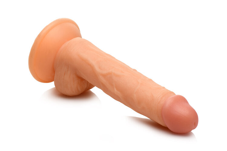 Curve Toys | Fantasy Jock Swimming Simon 7" Dildo with Balls - Light