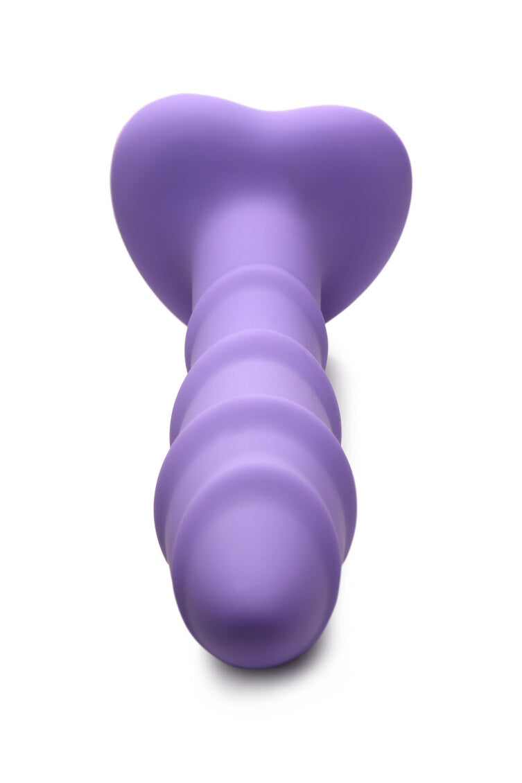Curve Toys | Simply Sweet 7" Swirl Silicone Dildo Purple