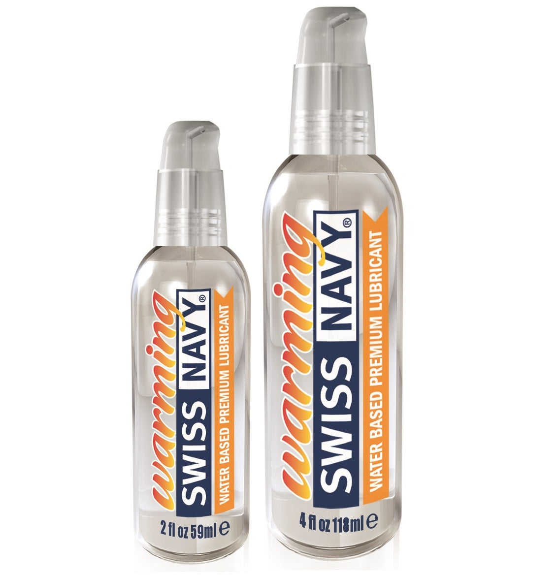 Swiss Navy Warming Water Based Premium Lube Lubricant 59ml or 118ml