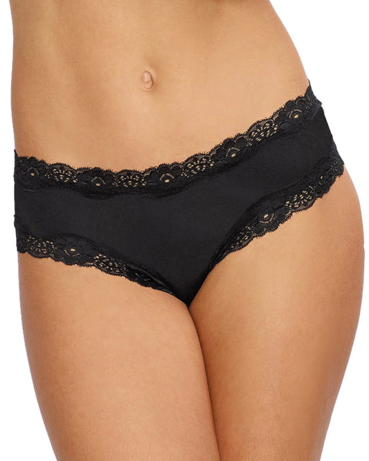 Dreamgirl Criss-Cross Back Cheeky Panty Black - Size S/M/XL