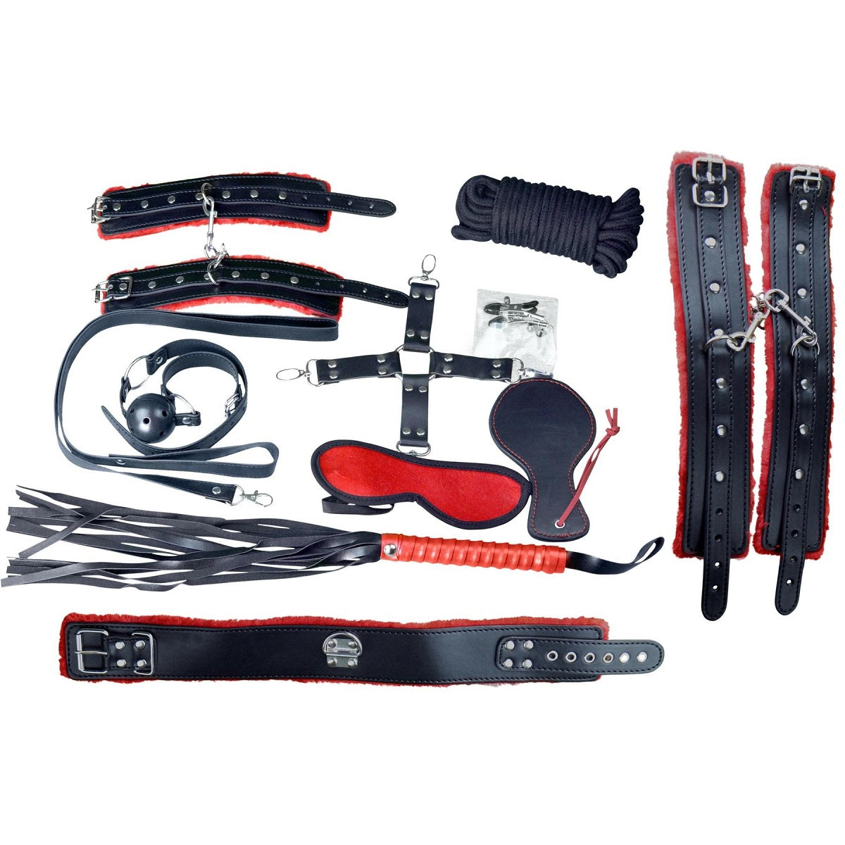 Bizarre Video Deluxe Bondage Kit - Red