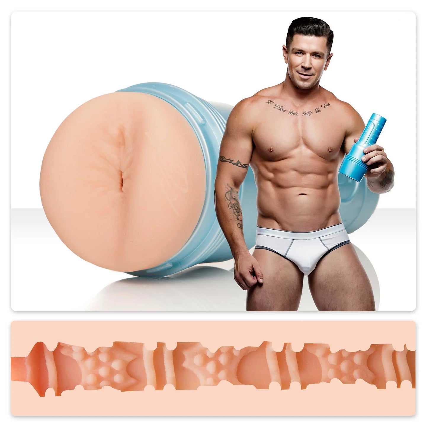Fleshlight Fleshjack Trenton Ducati Titanium Ass Masturbator