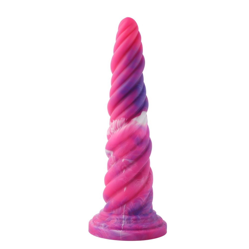 HiSmith - 10.12" Anal Screw Silicone Dildo