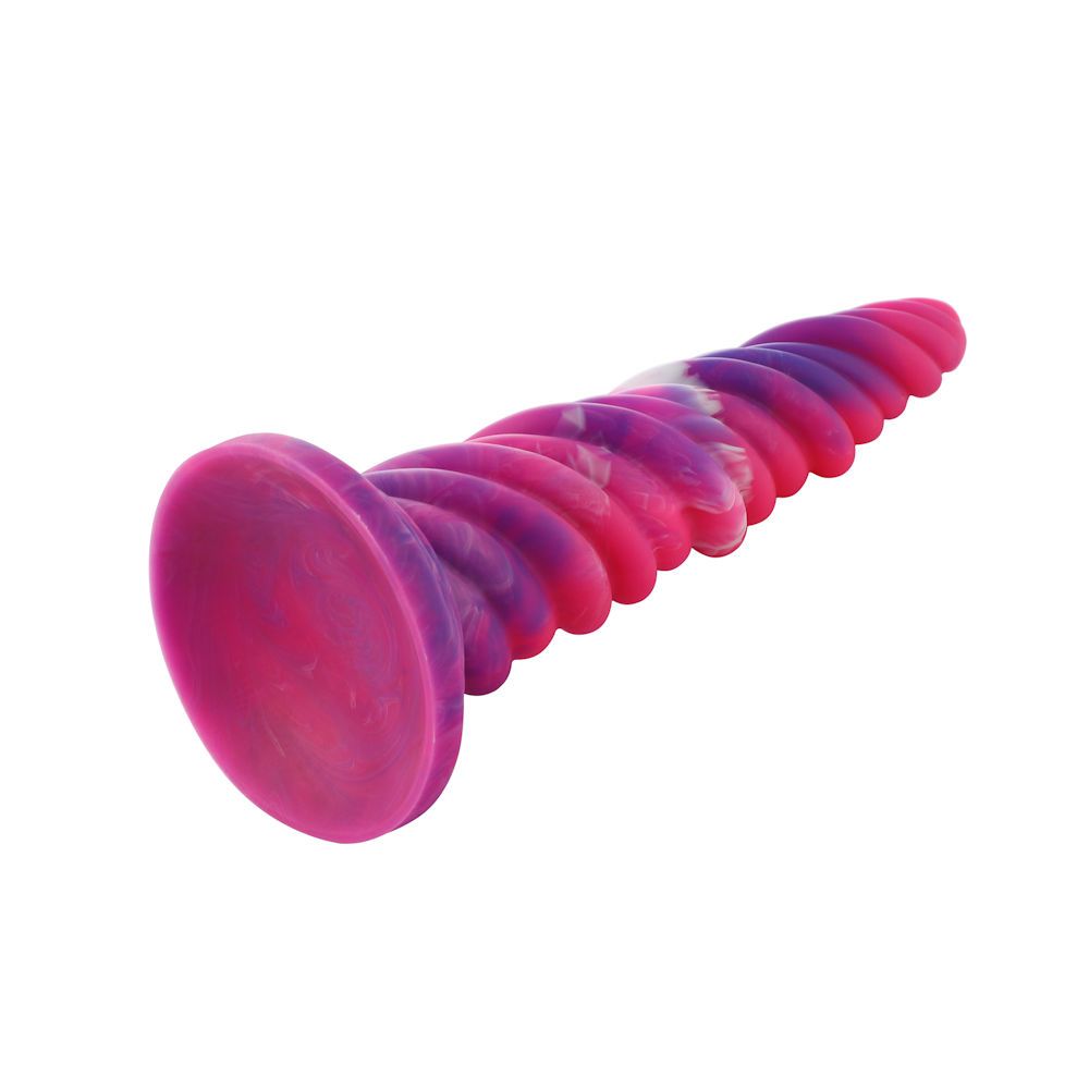 HiSmith - 10.12" Anal Screw Silicone Dildo