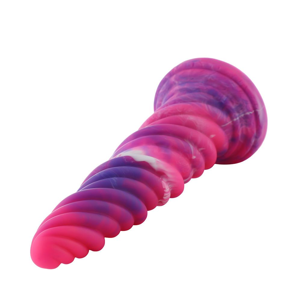 HiSmith - 10.12" Anal Screw Silicone Dildo
