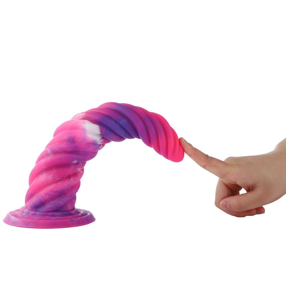 HiSmith - 10.12" Anal Screw Silicone Dildo