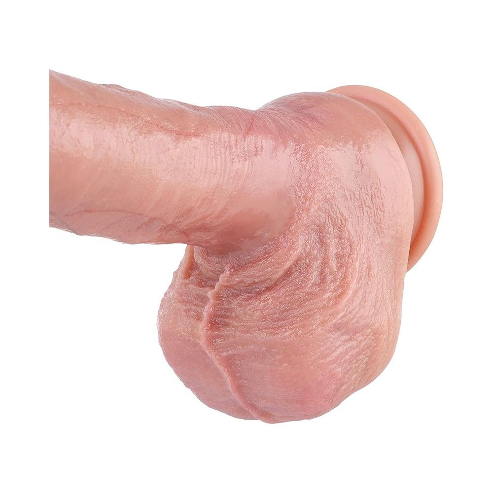 HiSmith 10.3" Dual-Density Ultra Realistic Silicone Dildo (KlicLok)