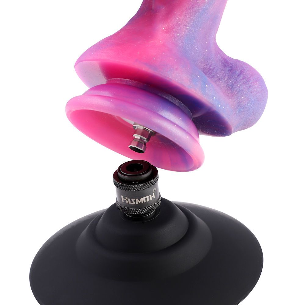 HiSmith - 4.5" Black Silicone Suction Cup (KlicLok - Female)