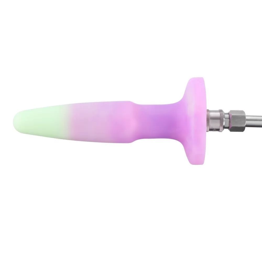 HiSmith - 7.4" Glow in the Dark Silicone Anal Dildo (KlicLok)