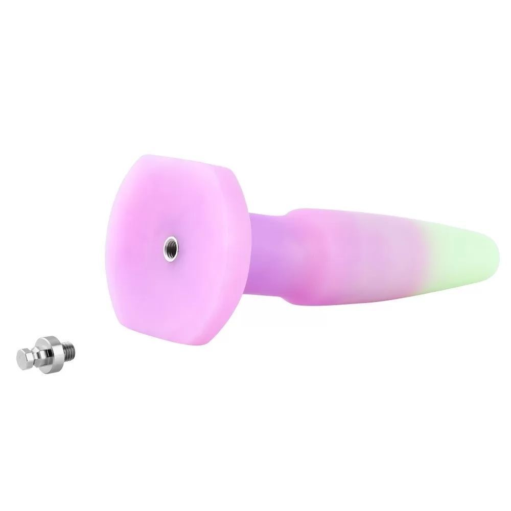 HiSmith - 7.4" Glow in the Dark Silicone Anal Dildo (KlicLok)