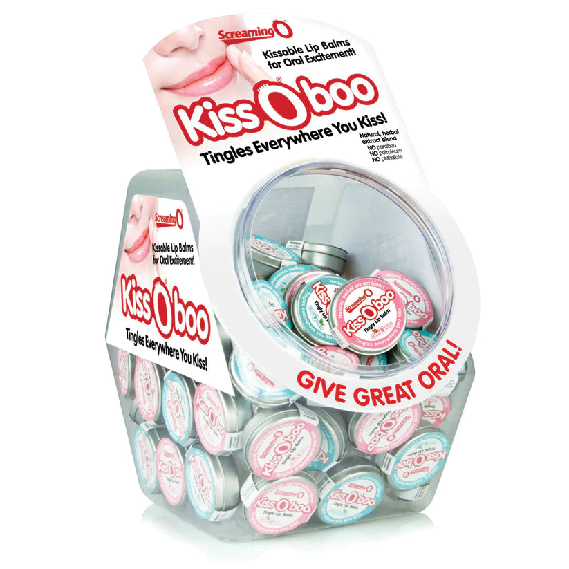 ScreamingO KissOBoo in Candy Bowl Assorted Peppermint Cinnamon Tingly Lip Balm