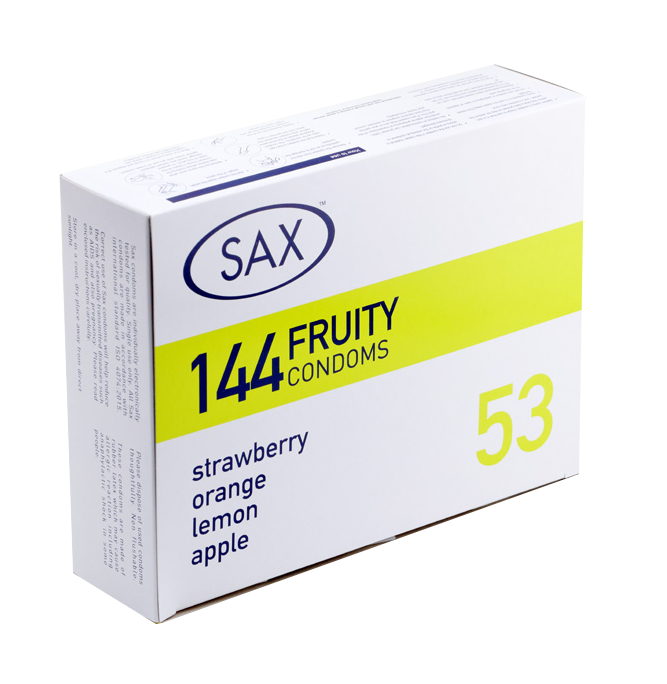 Sax Fruity Condoms 144 Pack