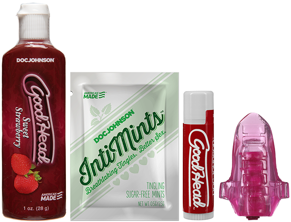 Doc Johnson GoodHead Kit For Her Strawberry