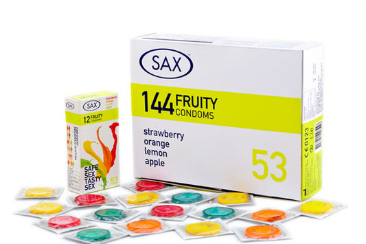 Sax Fruity Condoms 144 Pack