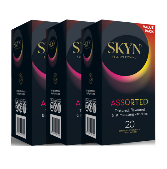 SKYN Assorted Condoms (3 X 20's Tray)