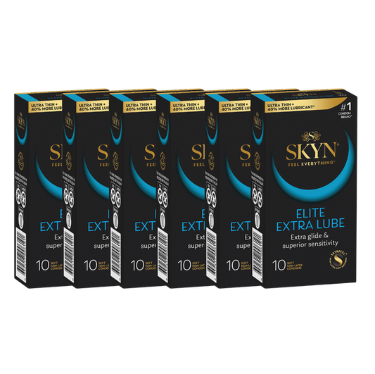 SKYN Elite Extra Lube Condoms (6 X 10's Tray)