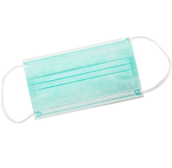 Sax Disposable Face Mask (Green) (50 X Pack)
