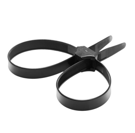 Master Series Misbehaved Black Zip Tie Police Cuffs