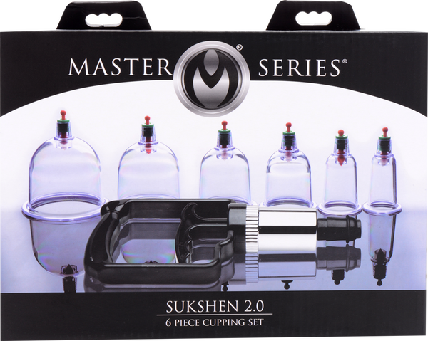 Master Series Sukshen 6 Piece Cupping Set With Acu-points