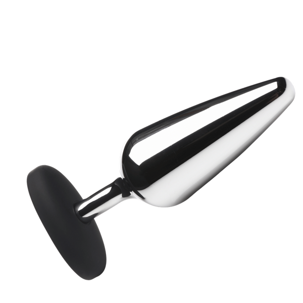 Master Series Butt Slut Metal & Silicone Butt Plug
