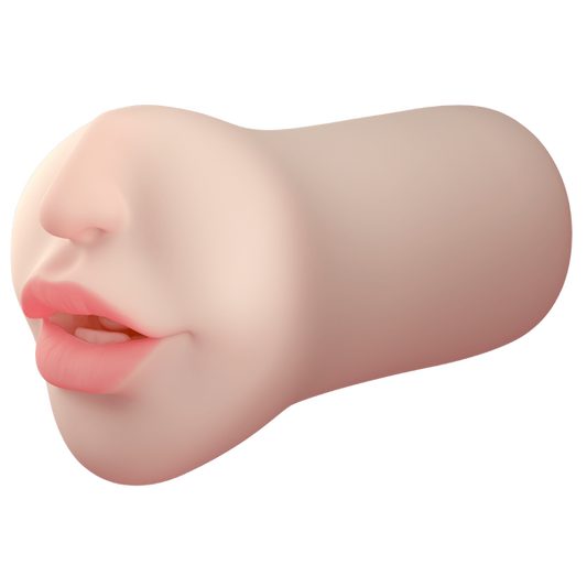 Amovibe Suction Kiss - Sucking & Vibrating Mouth Masturbator Flesh