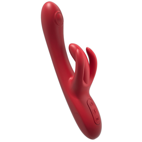 Amovibe Trio Bliss G-Spot Tapping Rabbit Vibrator Red