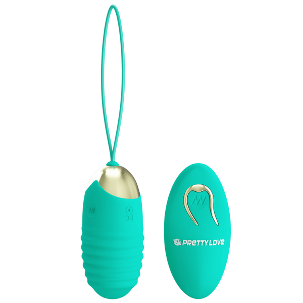 Pretty Love Dream Chaser Jessica Vibrating Egg w Remote (Seafoam)