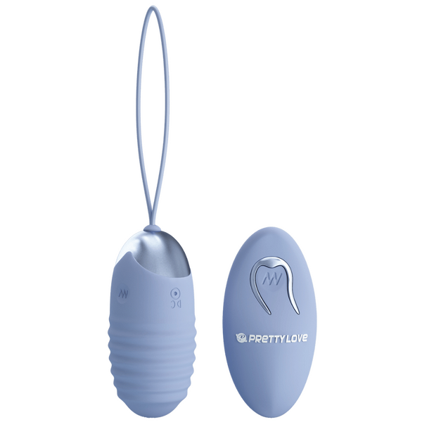 Pretty Love Dream Chaser Jessica Vibrating Egg w Remote (Blue)