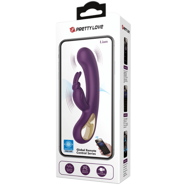 Pretty Love Liam Rabbit Vibrator Byzantium (App)