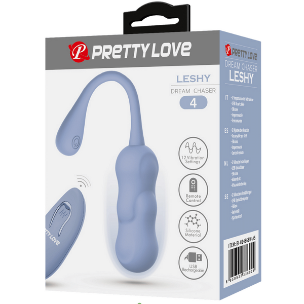 Pretty Love Dream Chaser Leshy Vibrating Egg w Remote (Blue)