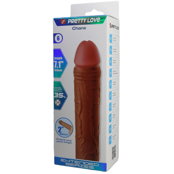 Pretty Love Extended Series Chane 7.1" Extender (Tan)