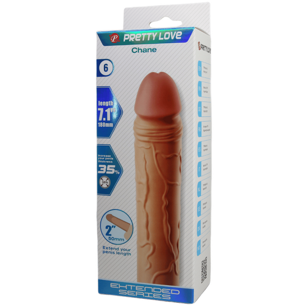 Pretty Love Extended Series Chane 7.1" Extender (Flesh)