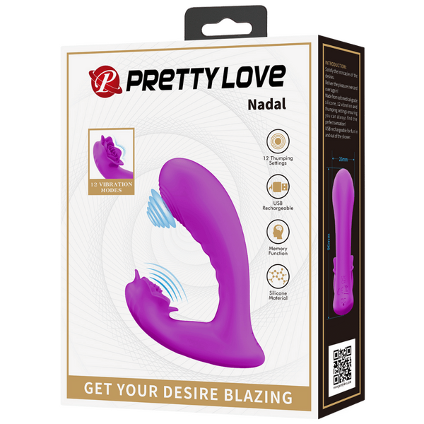 Pretty Love Nadal G-Spot Vibrator and Clitoral Stimulator