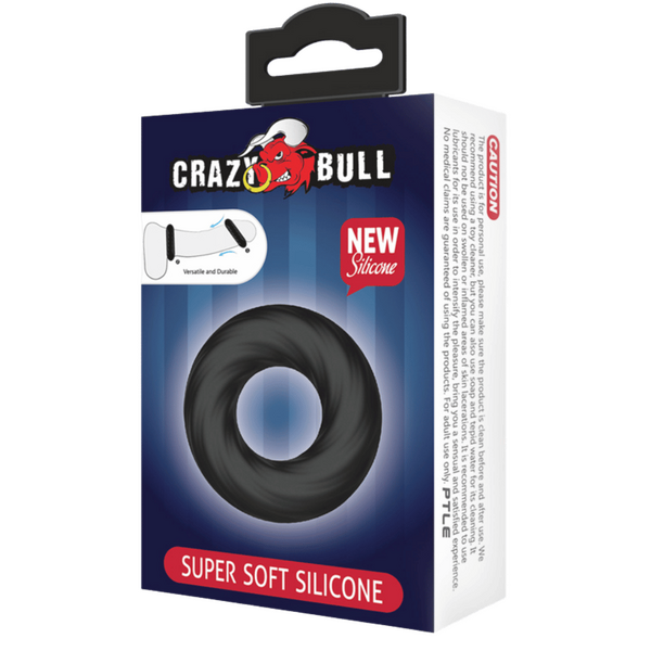 Crazy Bull Super Soft Silicone Cockring - Newt (no.6)