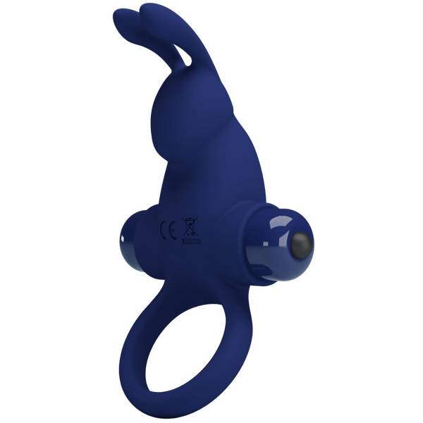 Pretty Love Powerful Ring Jiro Vibrating Cock Ring Navy Blue