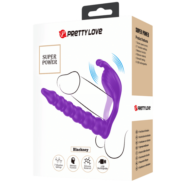 Pretty Love Blackney Vibrating Cock Ring (Purple)