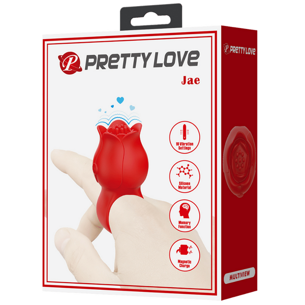 Pretty Love Jae - Rose Finger Vibe Red