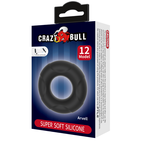 Crazy Bull Super Soft Silicone Cockring - Arvell (no.12)